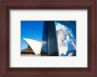 Framed Poster in front of an opera house, Sydney Opera House, Sydney, Australia