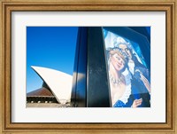 Framed Poster in front of an opera house, Sydney Opera House, Sydney, Australia