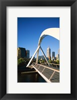 Framed Close-up of a bridge, Melbourne, Australia