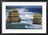 Framed Sea stacks at the Port Campbell National Park, Victoria, Australia