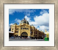 Framed Low angle view of a shot tower, Melbourne Central, Melbourne, Victoria, Australia