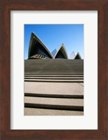 Framed Low angle view of an opera house, Sydney Opera House, Sydney, New South Wales, Australia