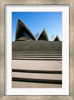 Framed Low angle view of an opera house, Sydney Opera House, Sydney, New South Wales, Australia