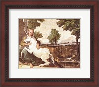 Framed Domenichino Unicorn Pal Farnese