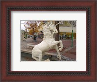 Framed Unicorn Statue