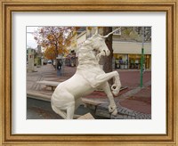 Framed Unicorn Statue