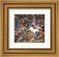 Framed Hunt of the Unicorn Tapestry