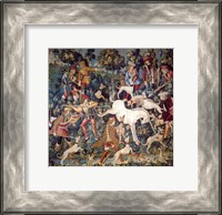 Framed Hunt of the Unicorn Tapestry