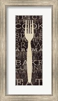 Framed Kitchen Words I