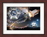 Framed Tribute To Endeavour