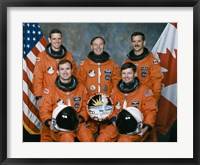 Framed Atlantis STS-74 Crew