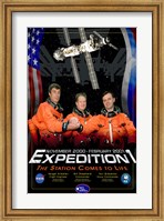 Framed Expedition 1 Crew Poster