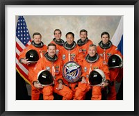 Framed Atlantis STS-106 Crew