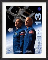 Framed Expedition 13 Crew Poster