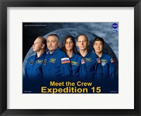 Framed Expedition 15 Crew Poster