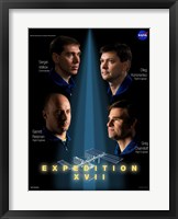 Framed Expedition 17 Crew Poster