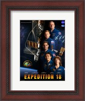 Framed Expedition 18 Crew Poster