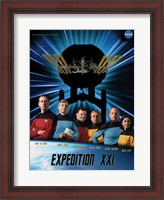 Framed Expedition 21 Star Trek Crew Poster