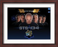 Framed NASA STS-134 Official Mission Poster