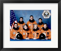 Framed STS 58 Crew