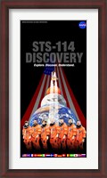 Framed STS 114 Mission Poster