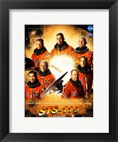 Framed STS 119 Mission Poster