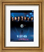 Framed STS 126 Mission Poster