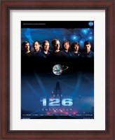 Framed STS 126 Mission Poster