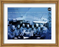 Framed STS 127 Mission Poster