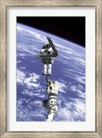 Framed Astronaut Repairing Module