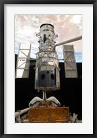 Framed Atlantis STS Releasing ISS Module