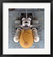 Framed Atlantis Atop Mobile Launcher Platform & Crawler Transporter