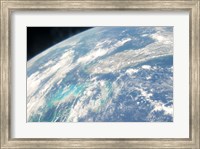 Framed Florida from space taken by Atlantis