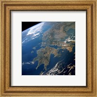 Framed Greece from Space