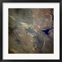 Framed Las Vegas from space as taken by shuttle atlantis