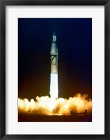 Framed Launch of Jupiter C with Explorer