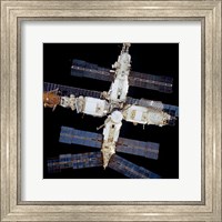 Framed Mir Space Station