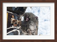 Framed NASA Astronaut Mike Fossum Atlantis