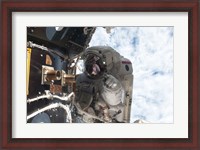 Framed NASA Astronaut Mike Fossum Atlantis