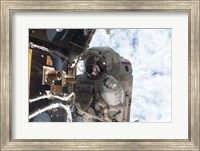Framed NASA Astronaut Mike Fossum Atlantis