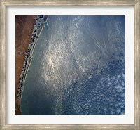 Framed Ocean wave forms of the coast of Mexico