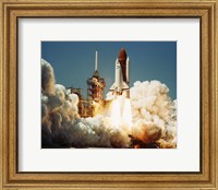 Framed Space Shuttle Challenger
