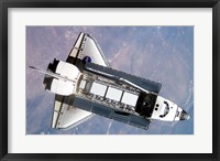 Framed STS-112 Atlantis carrying S1 truss