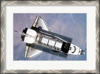 Framed STS-112 Atlantis carrying S1 truss