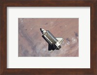 Framed STS-129 Atlantis Separation