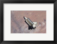 Framed STS-129 Atlantis Separation