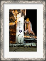 Framed STS-129 Payload Canister