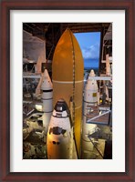 Framed STS-135 Atlantis rollout