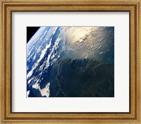 Framed View of earth from atlantis