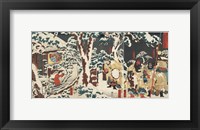 Framed Samurai Triptych Panel